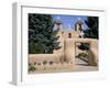 Adobe Church of St. Francis of Assisi, Dating from 1812, Ranchos De Taos, New Mexico, USA-Nedra Westwater-Framed Photographic Print