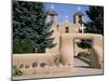 Adobe Church of St. Francis of Assisi, Dating from 1812, Ranchos De Taos, New Mexico, USA-Nedra Westwater-Mounted Photographic Print