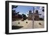 Adobe Church Ranchos De Taos New Mexico-George Oze-Framed Photographic Print