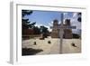 Adobe Church Ranchos De Taos New Mexico-George Oze-Framed Photographic Print