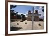 Adobe Church Ranchos De Taos New Mexico-George Oze-Framed Photographic Print