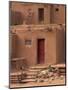 Adobe Detail, Taos Pueblo, Rio Grande Valley, New Mexico, USA-Art Wolfe-Mounted Photographic Print