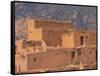 Adobe Detail, Taos Pueblo, Rio Grande Valley, New Mexico, USA-Art Wolfe-Framed Stretched Canvas