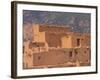 Adobe Detail, Taos Pueblo, Rio Grande Valley, New Mexico, USA-Art Wolfe-Framed Photographic Print