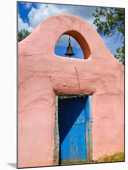 Adobe Entrance and Doorway, New Mexico, United States of America, North America-Michael DeFreitas-Mounted Photographic Print