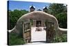 Adobe Gates El Santuario de Chimayo New Mexico-George Oze-Stretched Canvas