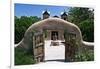 Adobe Gates El Santuario de Chimayo New Mexico-George Oze-Framed Photographic Print