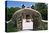 Adobe Gates El Santuario de Chimayo New Mexico-George Oze-Stretched Canvas