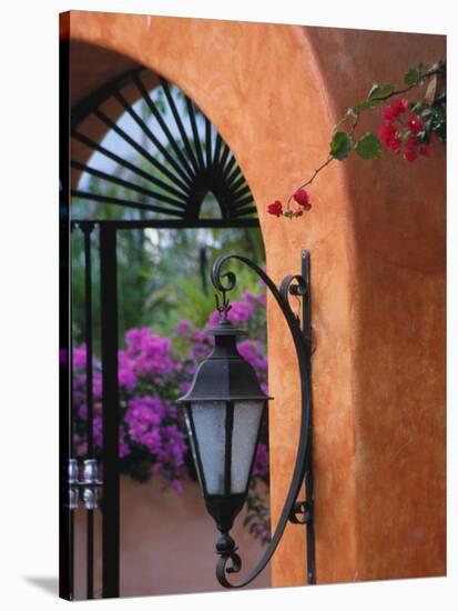 Adobe House Entry, Puerto Vallarta, Mexico-John & Lisa Merrill-Stretched Canvas