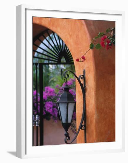 Adobe House Entry, Puerto Vallarta, Mexico-John & Lisa Merrill-Framed Premium Photographic Print