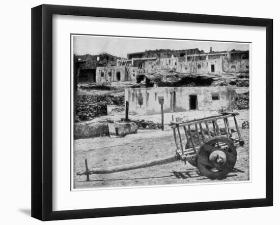 Adobe Houses, New Mexico, USA, Late 19th Century-John L Stoddard-Framed Giclee Print