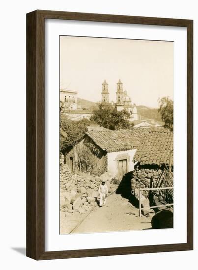 Adobe Houses, Taxco, Mexico-null-Framed Art Print