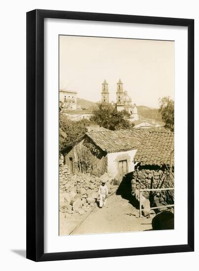 Adobe Houses, Taxco, Mexico-null-Framed Art Print