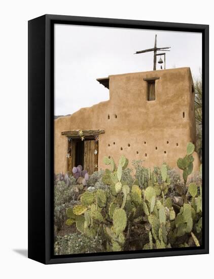 Adobe Mission, De Grazia Gallery in Sun, Tucson, Arizona, United States of America, North America-Richard Cummins-Framed Stretched Canvas