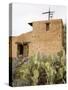 Adobe Mission, De Grazia Gallery in Sun, Tucson, Arizona, United States of America, North America-Richard Cummins-Stretched Canvas