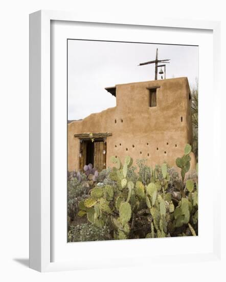 Adobe Mission, De Grazia Gallery in Sun, Tucson, Arizona, United States of America, North America-Richard Cummins-Framed Photographic Print