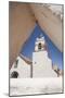 Adobe San Pedro Church Bells Seen Through Adobe Fence, San Pedro, Chile, South America-Kimberly Walker-Mounted Photographic Print