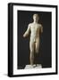 Adolescent, 480 BC Statue in Severe Style Found Near Acropolis in Agrigento, Sicily, Italy-null-Framed Giclee Print