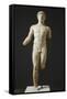 Adolescent, 480 BC Statue in Severe Style Found Near Acropolis in Agrigento, Sicily, Italy-null-Framed Stretched Canvas