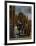 Adolf and Catharina Croeser, known as the Burgomaster of Delft and His Daughter-Jan Havicksz Steen-Framed Art Print