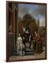 Adolf and Catharina Croeser, known as the Burgomaster of Delft and His Daughter-Jan Havicksz Steen-Framed Art Print