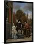 Adolf and Catharina Croeser, known as the Burgomaster of Delft and His Daughter-Jan Havicksz Steen-Framed Art Print