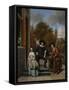 Adolf and Catharina Croeser, known as the Burgomaster of Delft and His Daughter-Jan Havicksz Steen-Framed Stretched Canvas