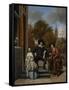 Adolf and Catharina Croeser, known as the Burgomaster of Delft and His Daughter-Jan Havicksz Steen-Framed Stretched Canvas