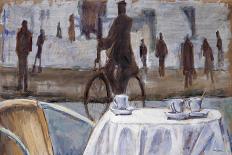 Café Terrace-Adolf Llovera-Art Print