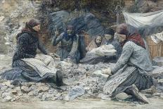 The Stone Breakers, 1897-Adolf Maennchen-Framed Stretched Canvas