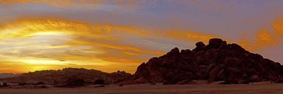 Extensive Wild Scenery on the Khumib-Dry River, Namibia, Panorama-Adolf Martens-Stretched Canvas