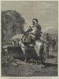 Horses Escaping from a Fire-Adolf Schreyer-Giclee Print