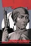 You Are Now a Free Woman, Help Build Socialism!-Adolf Strakhov-Art Print