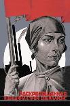 You Are Now a Free Woman, Help Build Socialism!-Adolf Strakhov-Mounted Art Print