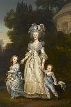 Queen Marie Antoinette with her Children in the Park of Trianon, 1785-Adolf Ulrich Wertmuller-Giclee Print