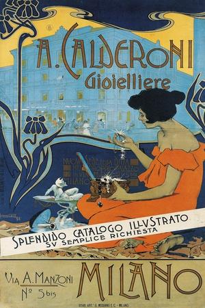 Jeweller A. Calderoni (A. Calderoni Gioiellier), Milano, 1898