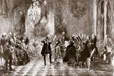 Frederick the Great and his court making music-Adolph Friedrich Erdmann von Menzel-Giclee Print