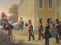 Parading of the Standard of the Great Palace Guards, 1853-Adolph Gebens-Giclee Print