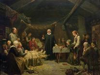 The Grandfather's Blessing, Mid 19th Century-Adolph Tidemand-Giclee Print