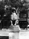 Chimaera from the St. Michel Fountain, Paris, C.1860-Adolphe Giraudon-Photographic Print