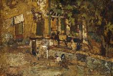 Fete Champetre-Adolphe Joseph Thomas Monticelli-Stretched Canvas