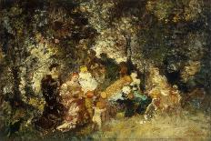 Woodland Fete-Adolphe Joseph Thomas Monticelli-Giclee Print