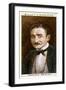 Adolphe Menjou (1890-196), American Actor, 1928-WD & HO Wills-Framed Giclee Print