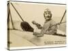 Adolphe Pegoud, French Aviator Noted for His Daring Aerobatics Including Looping the Loop-null-Stretched Canvas