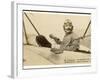 Adolphe Pegoud, French Aviator Noted for His Daring Aerobatics Including Looping the Loop-null-Framed Photographic Print