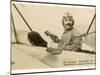 Adolphe Pegoud, French Aviator Noted for His Daring Aerobatics Including Looping the Loop-null-Mounted Photographic Print