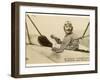 Adolphe Pegoud, French Aviator Noted for His Daring Aerobatics Including Looping the Loop-null-Framed Photographic Print