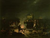Bivouac of Napoleon I (1769-1821) 5th-6th July 1809, 1810-Adolphe Roehn-Framed Giclee Print
