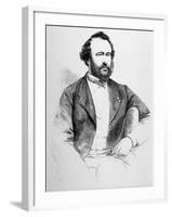 Adolphe Sax French Inventor of Musical Instruments-null-Framed Art Print