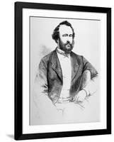 Adolphe Sax French Inventor of Musical Instruments-null-Framed Art Print